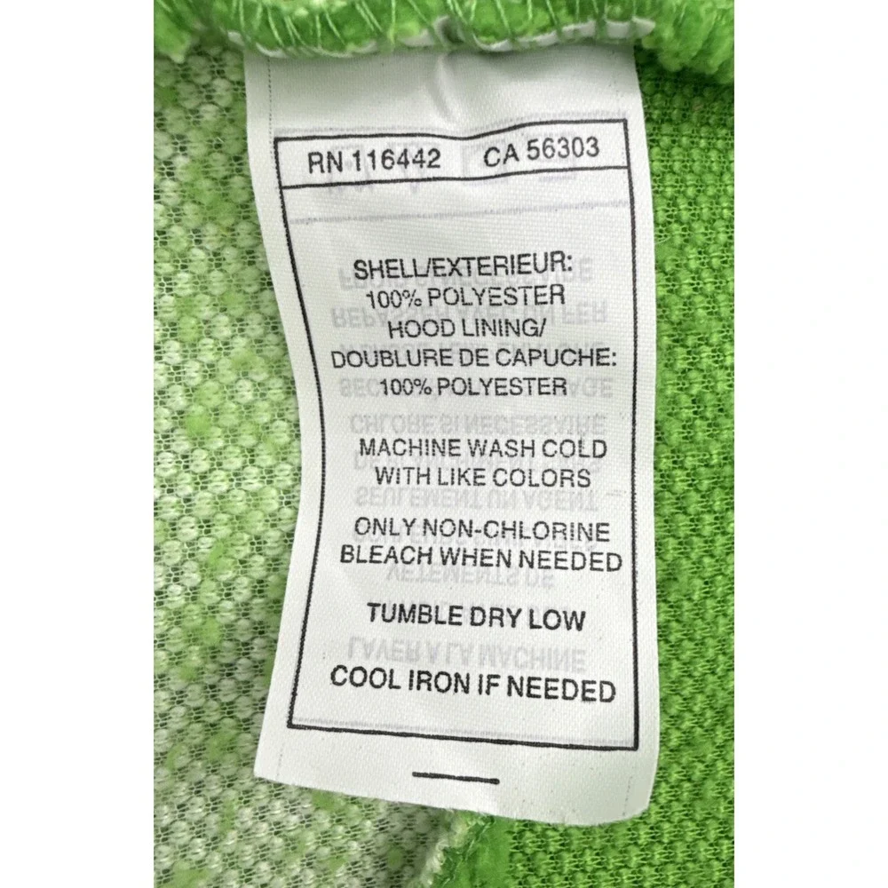 aLAB Hoodie Womens M Fleece Pullover Blue Green Scenic Graphic Cozy Sherpa - Picture 9 of 12